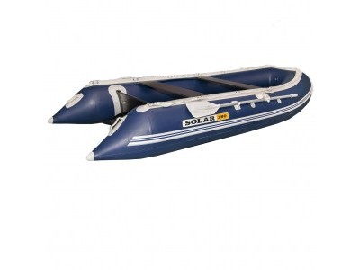 Лодка надувная "Solar Максима -380" (дубок,оранжевый,св-серый,синий)